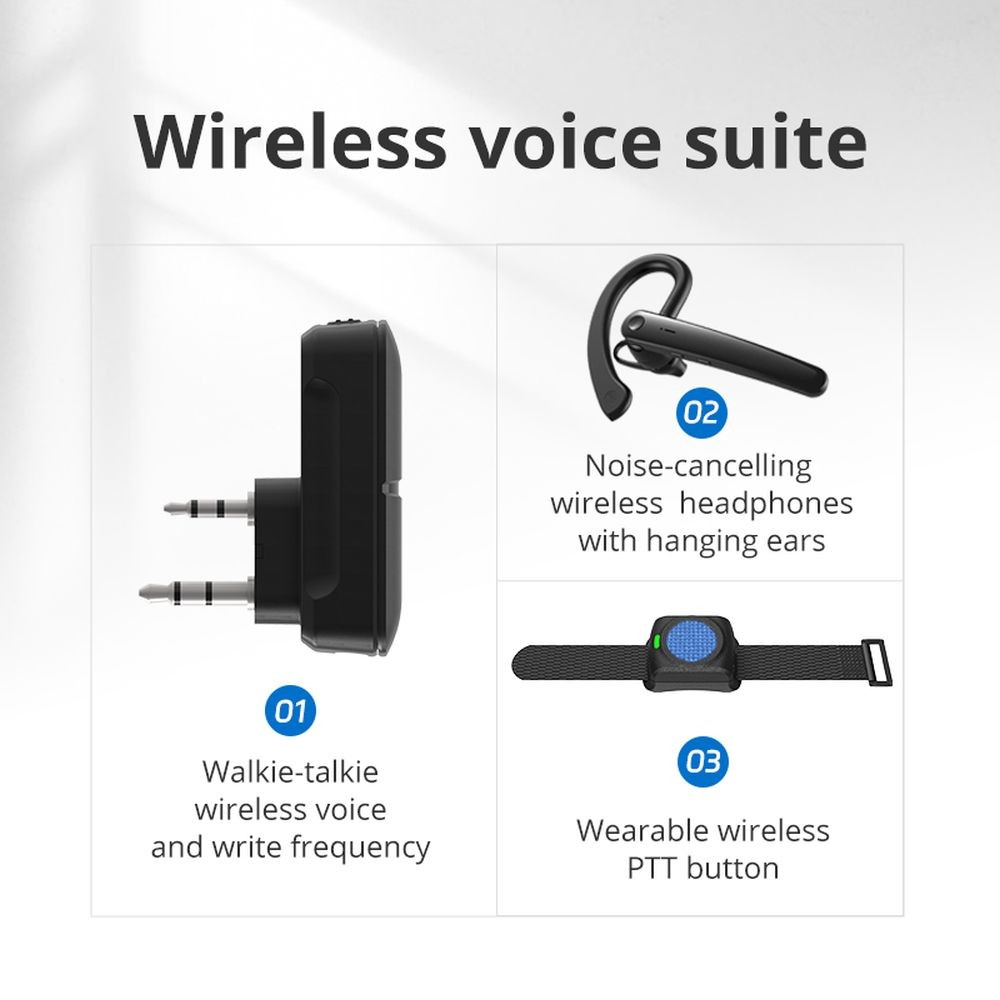 Wireless programming tool connecting to a radio