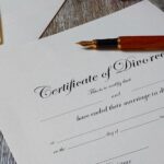 Certificate of divorce