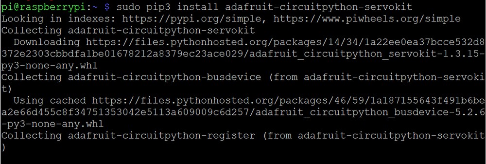 Terminal command for pip install pca9685 on Legacy OS