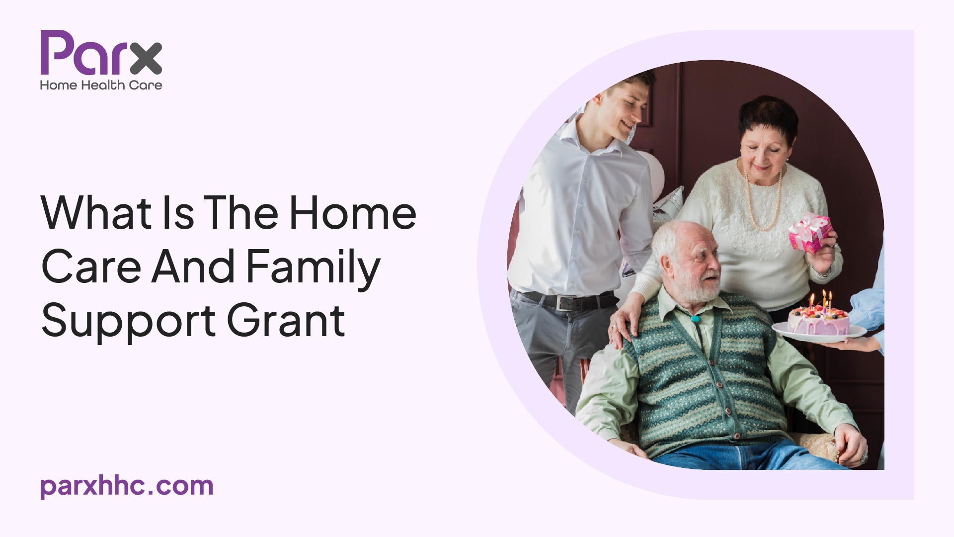 A smiling senior woman receiving assistance from a caregiver in her home, illustrating the benefits of the Home Care Grant Program.