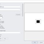 Primary Print Menu in Rhino 8 Showing Standard Settings