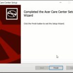 Acer Care Center setup