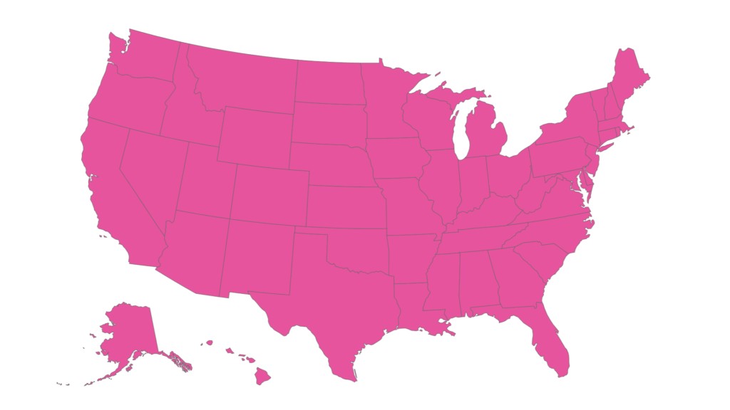 CuddleCot placements across the United States, showcasing the national reach of programs providing compassionate care for infant loss.