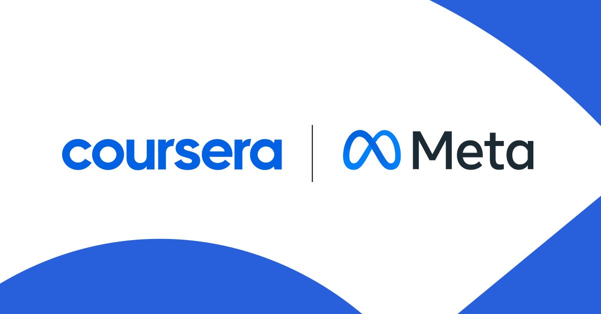 Meta and Coursera partnership announcement for software engineering career programs