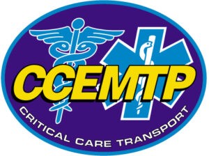 CCEMTP program logo for critical care paramedic training