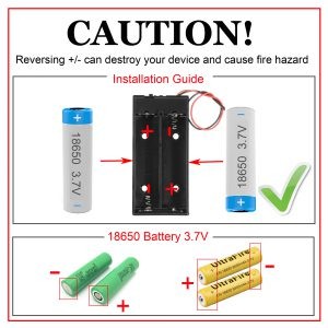 Battery polarity warning