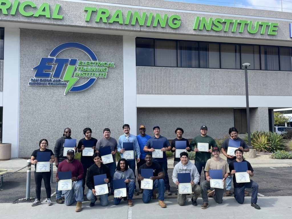 Group photo of ETI graduates