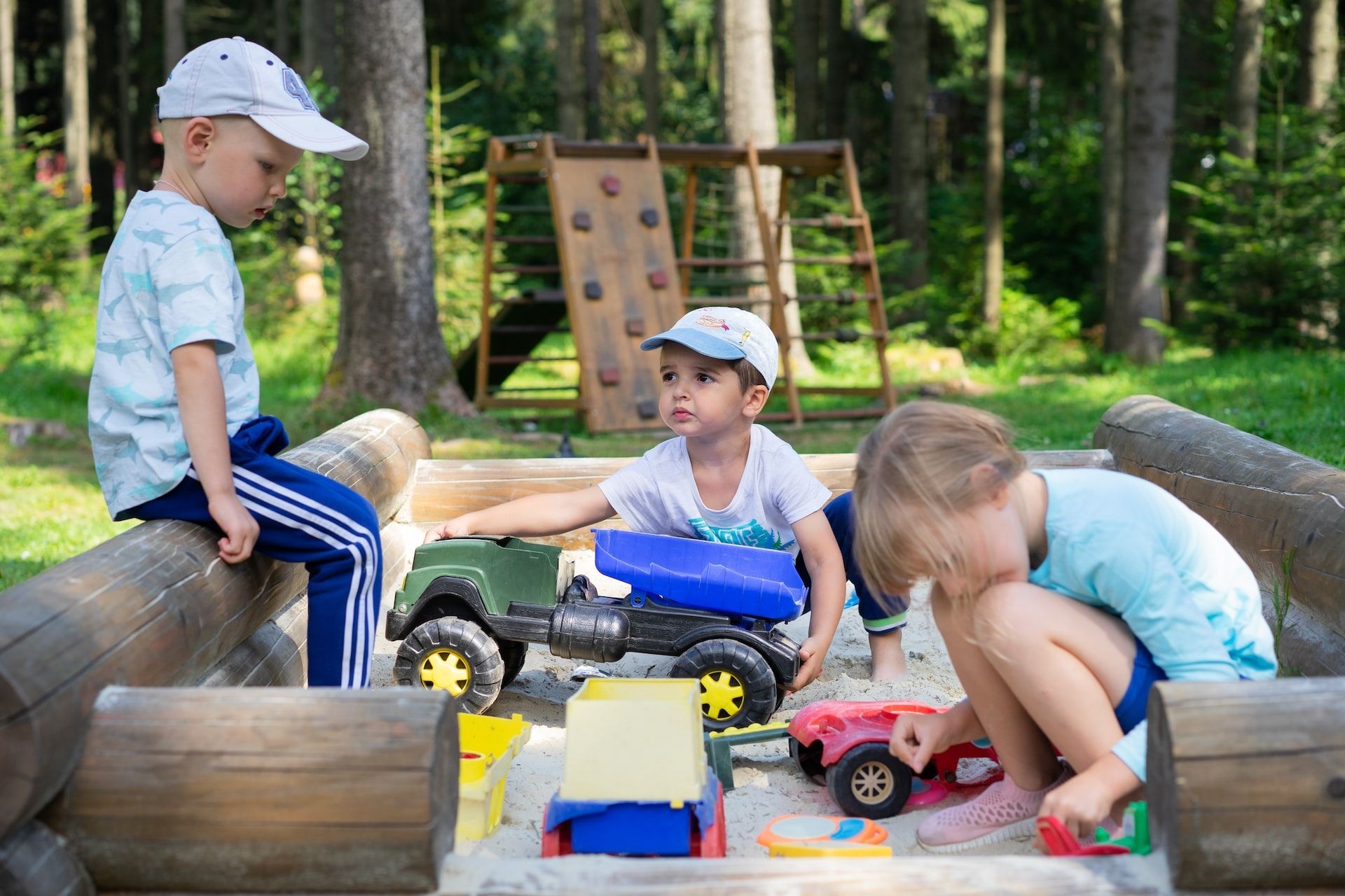 Adult supervising children in an after school program