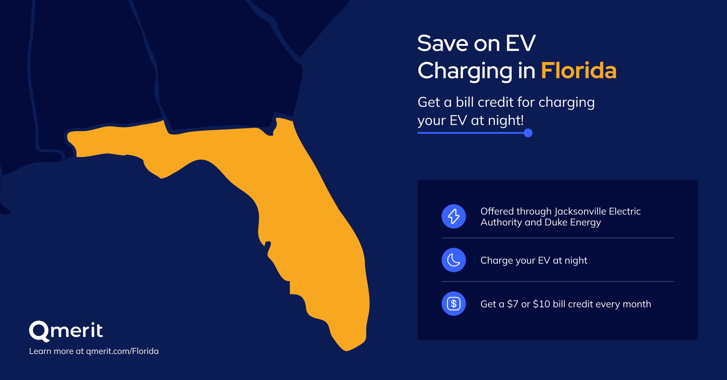 florida ev incentives qmerit infographic