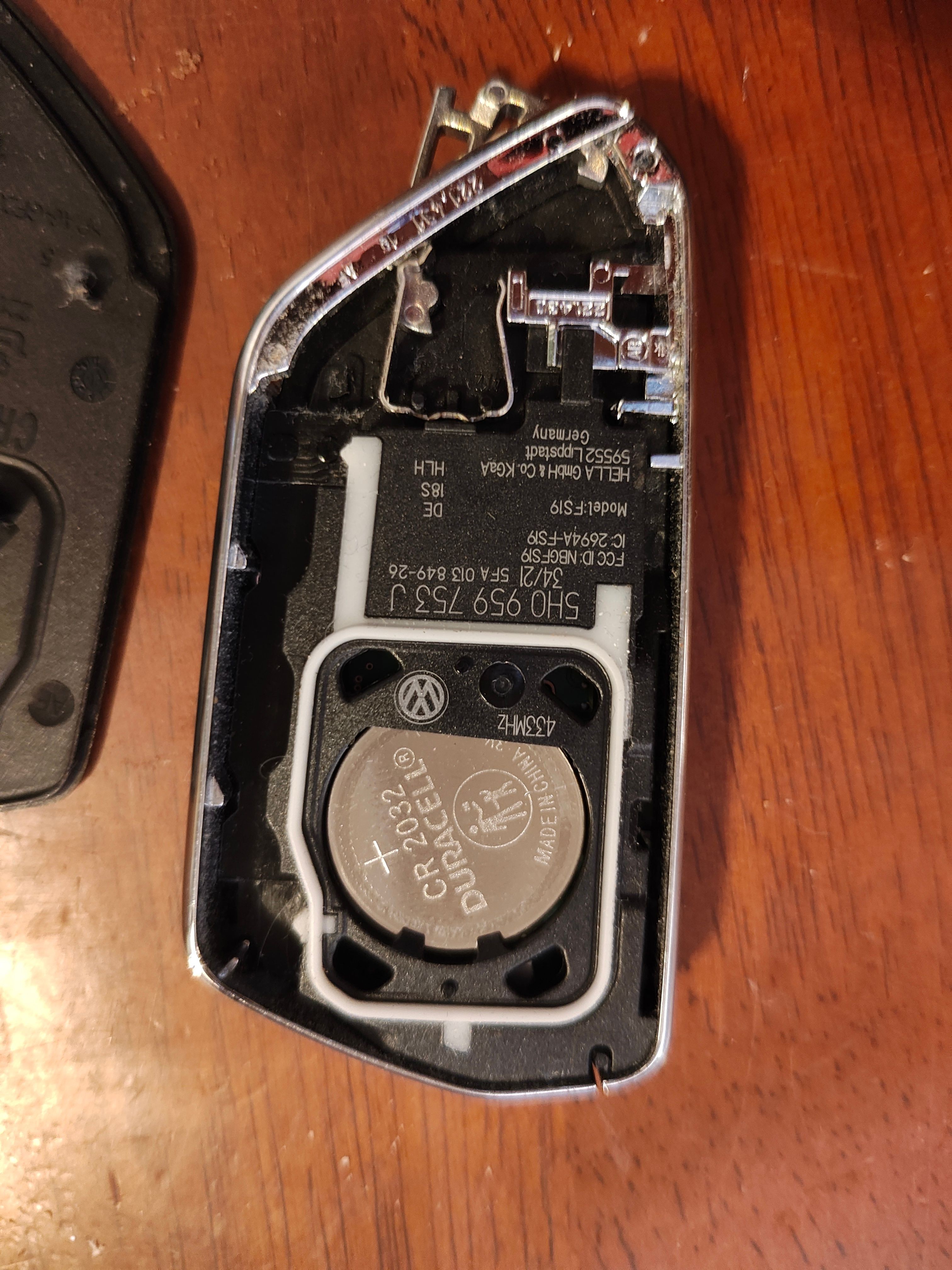 Key fob battery