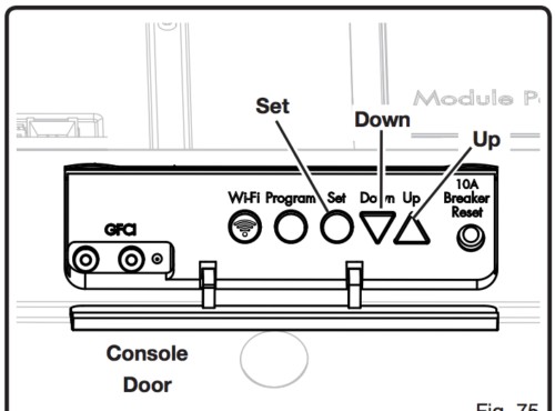 Ryobi garage door opener programming buttons access